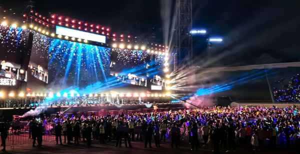 山东锦衣特卫圆满完成青春之城第五季大美岱岳演唱会安保执勤任务