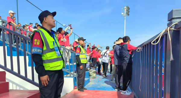 山东锦衣特卫保安公司全力保障中乙联赛泰安赛区主场赛事收官